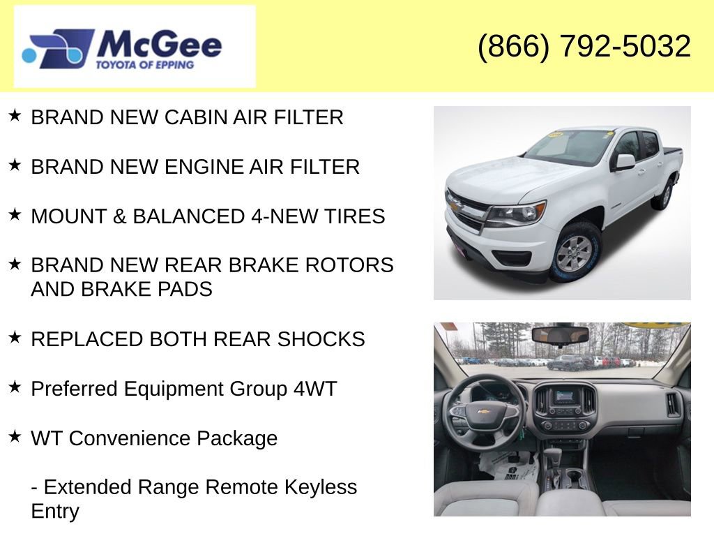 Used 2016 Chevrolet Colorado W/T w/ WT Convenience Package image 8