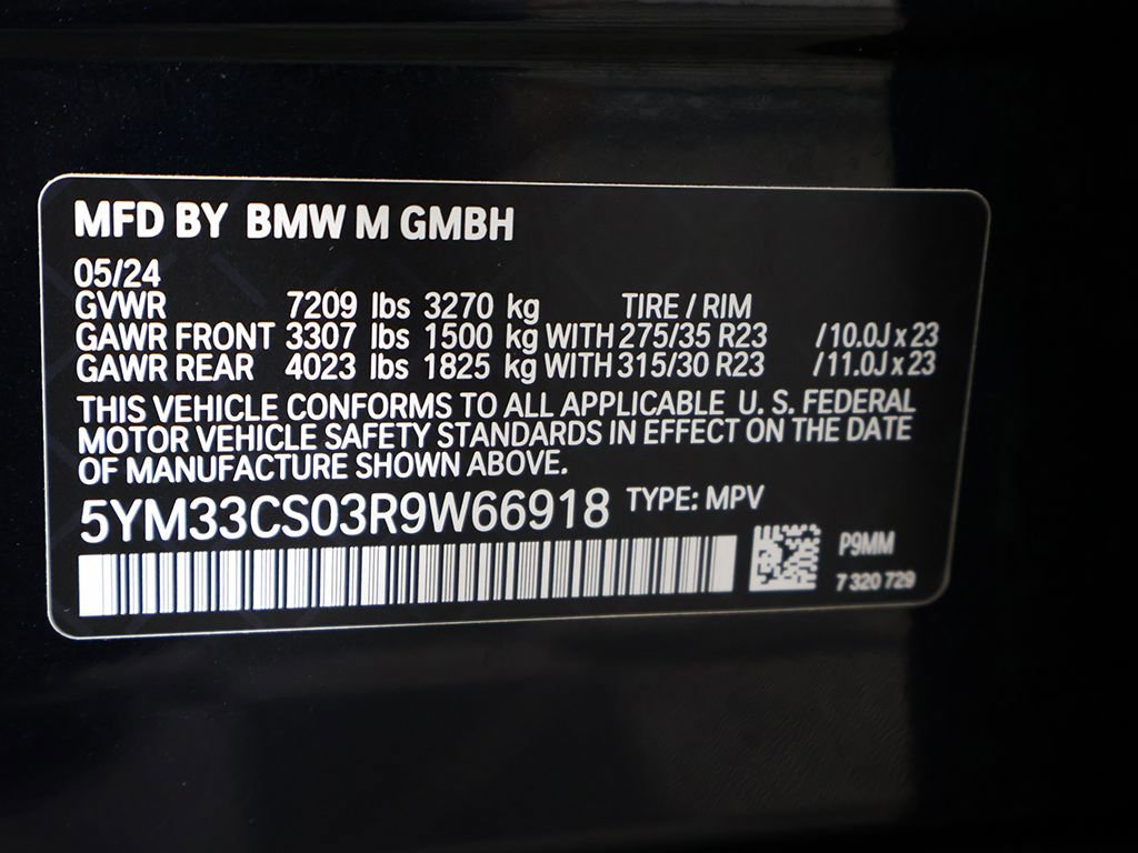 Used 2024 BMW XM Label Red AWD/4WD image 68
