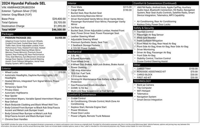 Used 2024 Hyundai Palisade SEL w/ Premium Package image 10