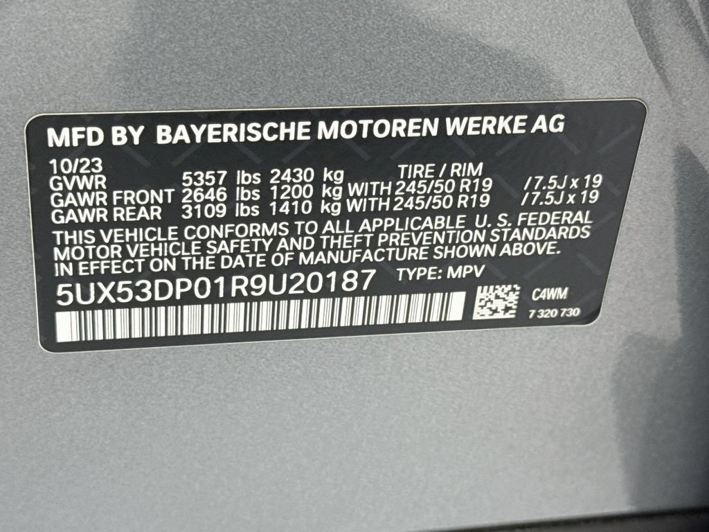 Used 2024 BMW X3 xDrive30i w/ Convenience Package AWD/4WD image 34