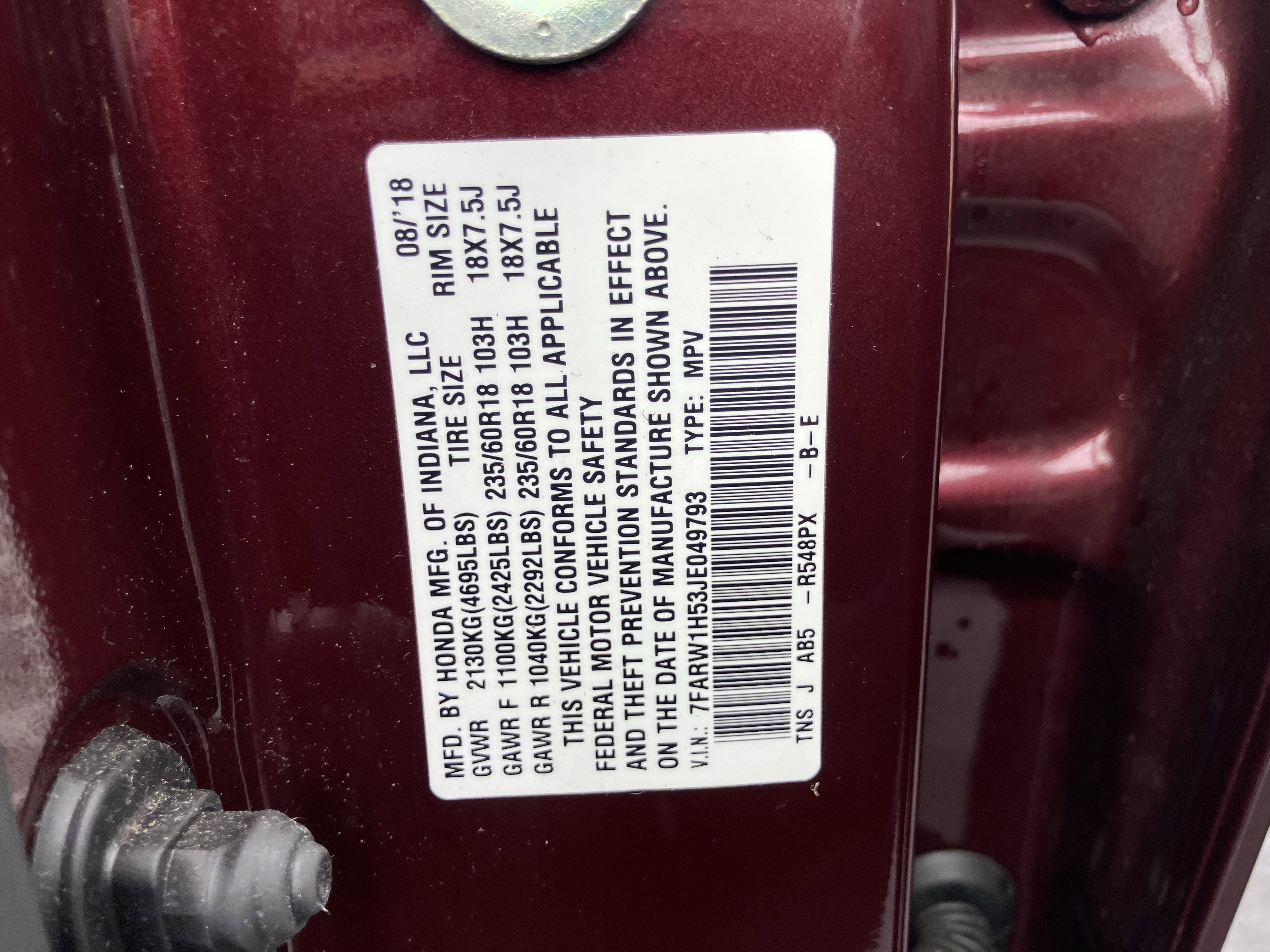 Certified 2018 Honda CR-V EX image 37