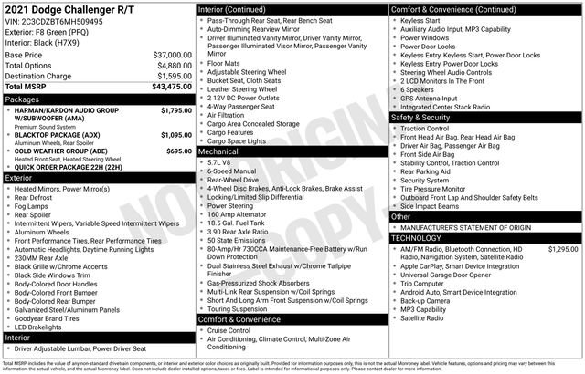 Used 2021 Dodge Challenger R/T RWD image 10