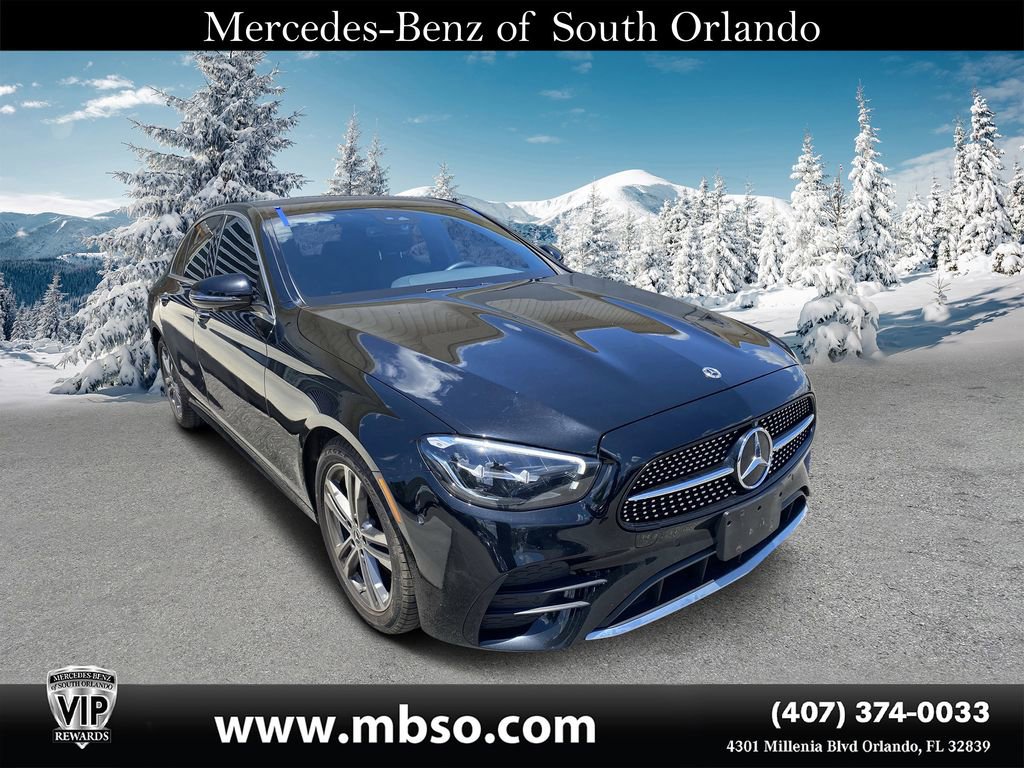 Certified 2023 Mercedes-Benz E 350 4MATIC Sedan w/ Premium Package image 1