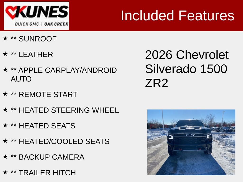 Used 2026 Chevrolet Silverado 1500 ZR2 image 2