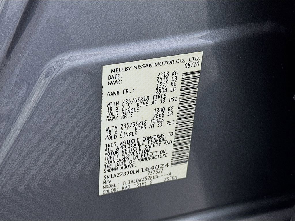 Used 2020 Nissan Murano SV image 29