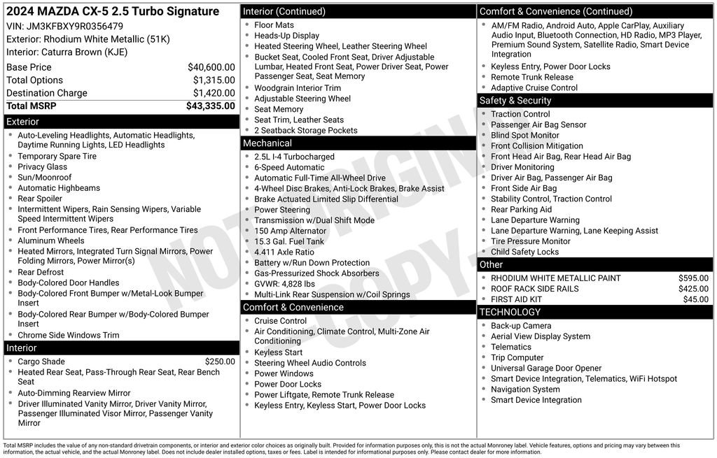 Used 2024 MAZDA CX-5 Signature image 6