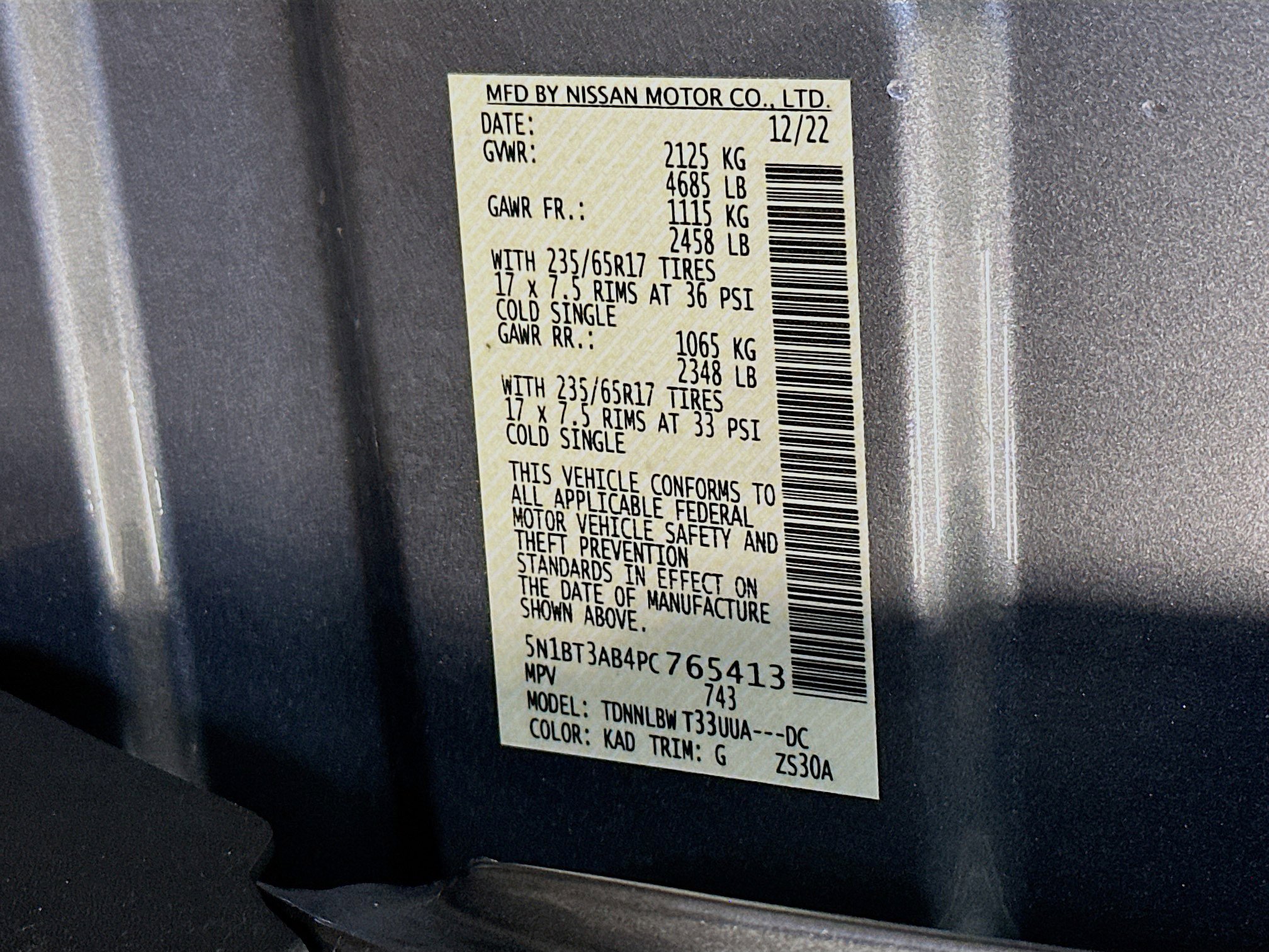 Used 2023 Nissan Rogue S AWD/4WD image 12