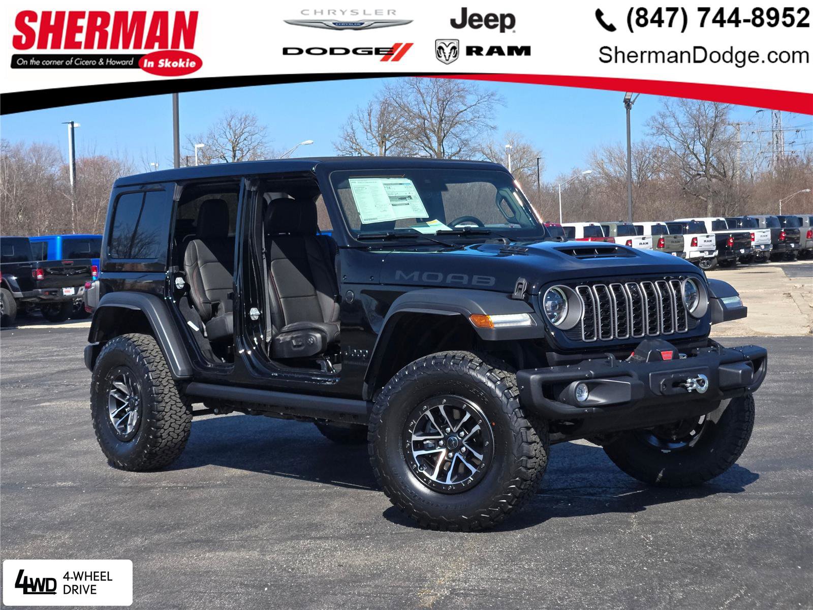 New 2026 Jeep Wrangler Unlimited Rubicon 392 w/ Quick Order Package 27X Moab