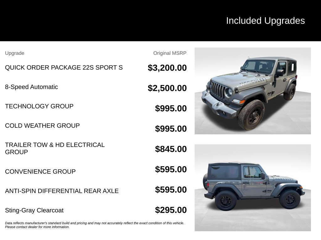 Used 2021 Jeep Wrangler Sport AWD/4WD image 10