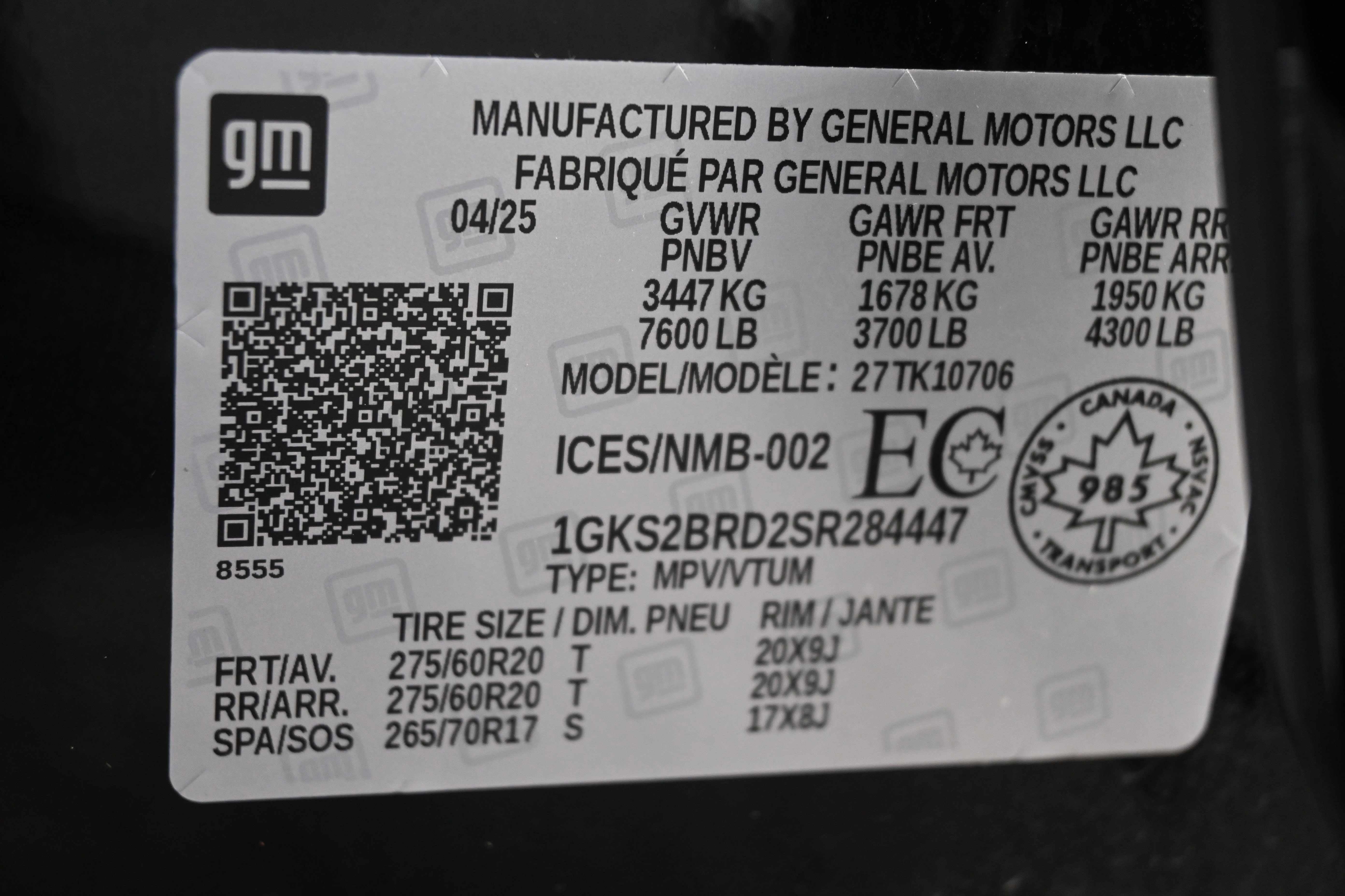 Used 2025 GMC Yukon Elevation w/ LPO, Floor Liner Package image 39
