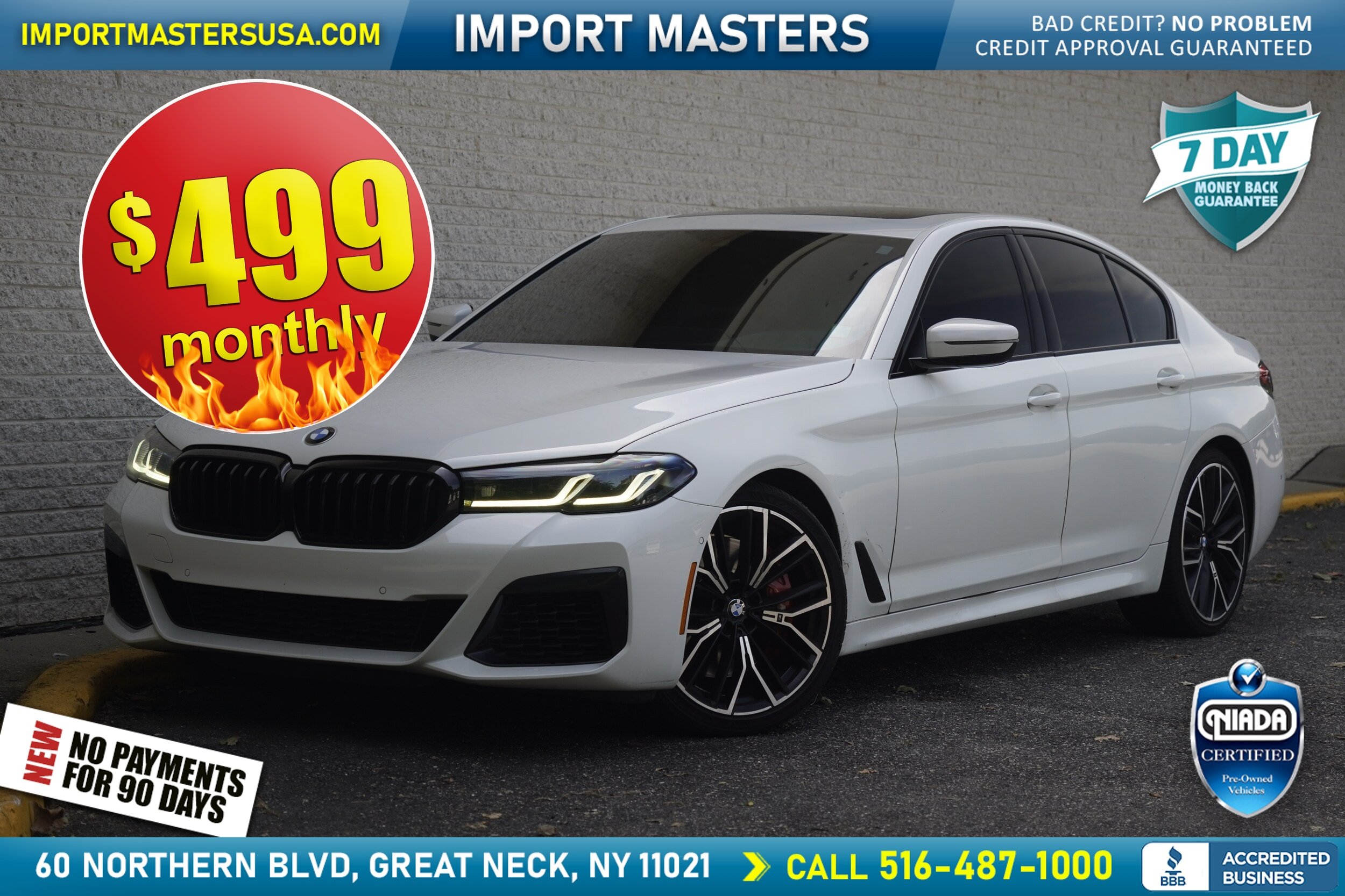 Used 2023 BMW 540i w/ M Sport Package RWD image 1