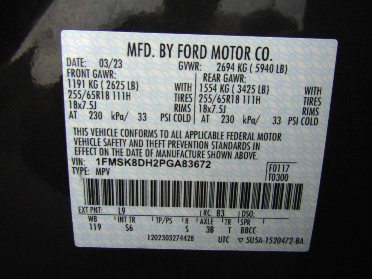 Used 2023 Ford Explorer XLT w/ Equipment Group 202A AWD/4WD image 27