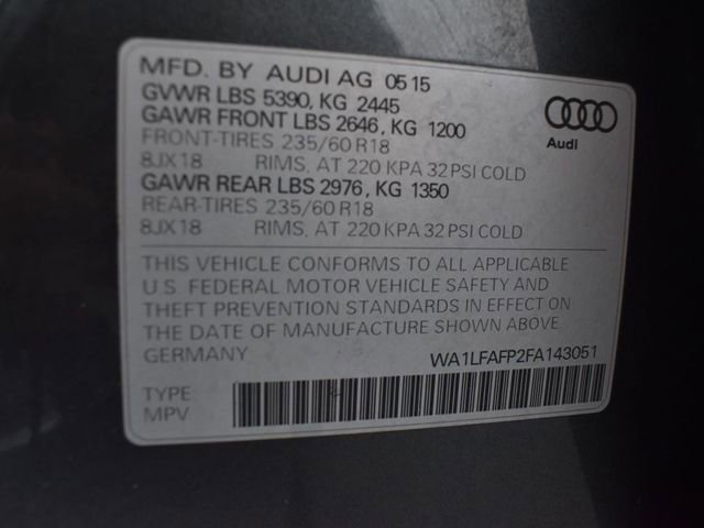 Used 2015 Audi Q5 2.0T Premium Plus w/ Technology Package AWD/4WD image 4