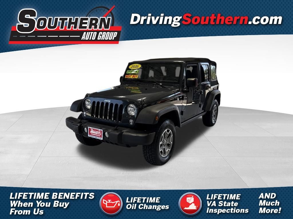 Used 2016 Jeep Wrangler Unlimited Rubicon w/ Connectivity Group AWD/4WD 360° Tour