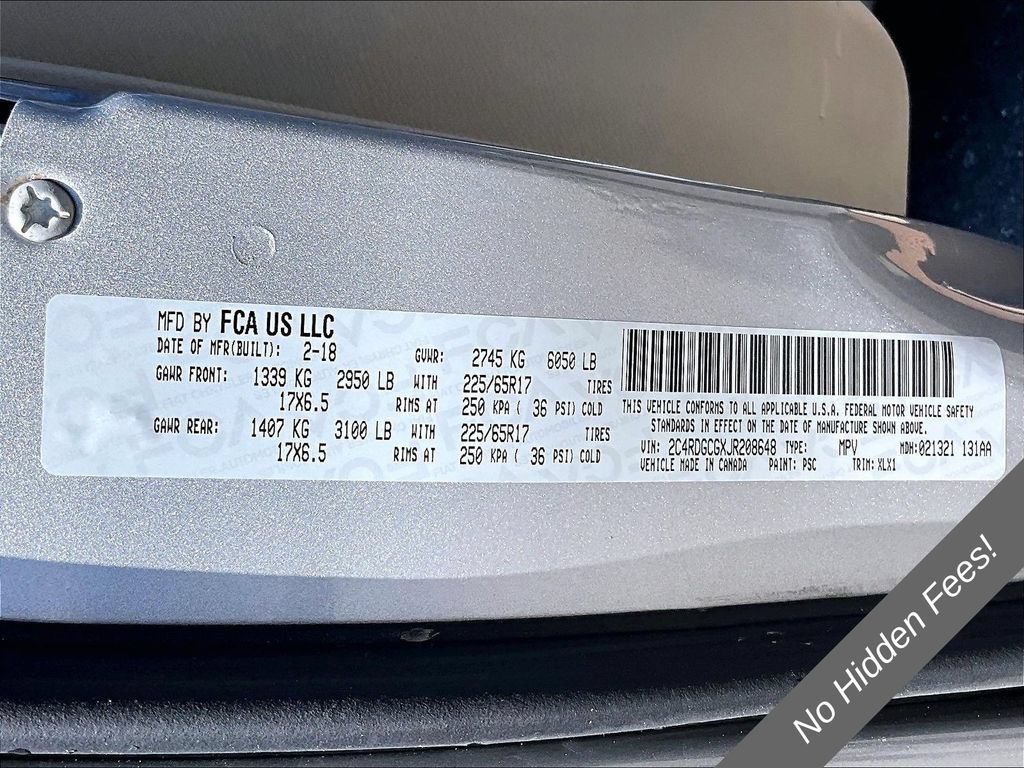 Used 2018 Dodge Grand Caravan SXT FWD image 31