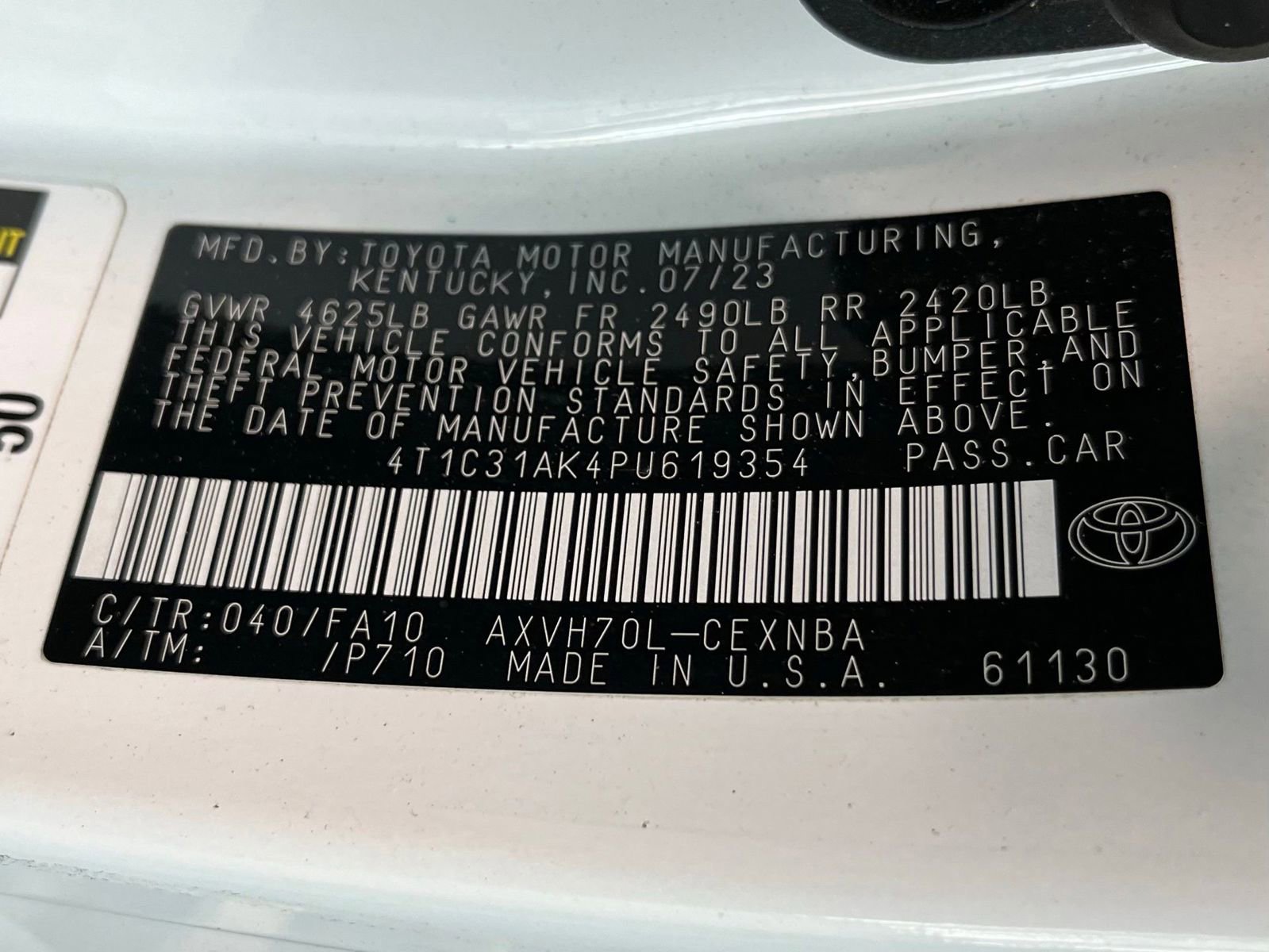 Used 2023 Toyota Camry LE FWD image 17