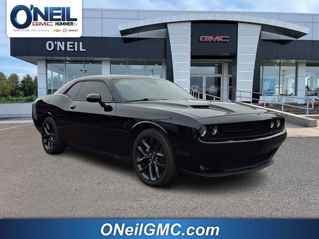 Used 2022 Dodge Challenger SXT w/ Blacktop Package RWD image 1