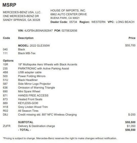 Certified 2022 Mercedes-Benz GLE 350 image 4