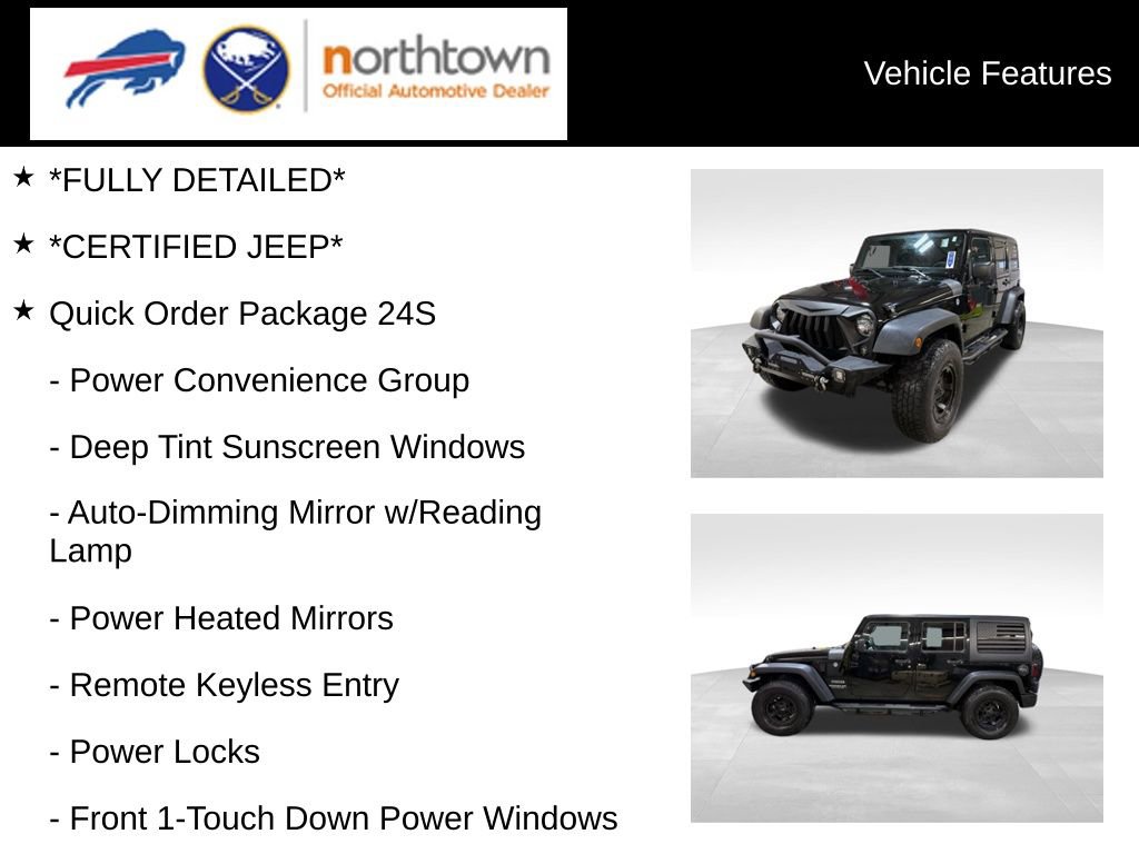 Used 2017 Jeep Wrangler Unlimited Sport w/ Quick Order Package 24S image 4