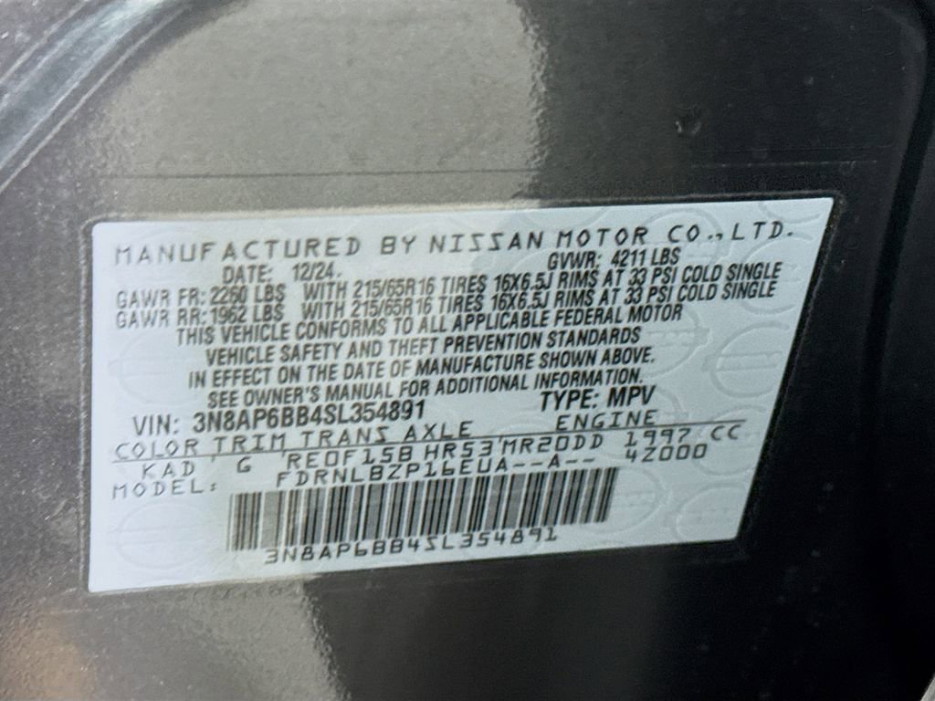 Certified 2025 Nissan Kicks S image 32