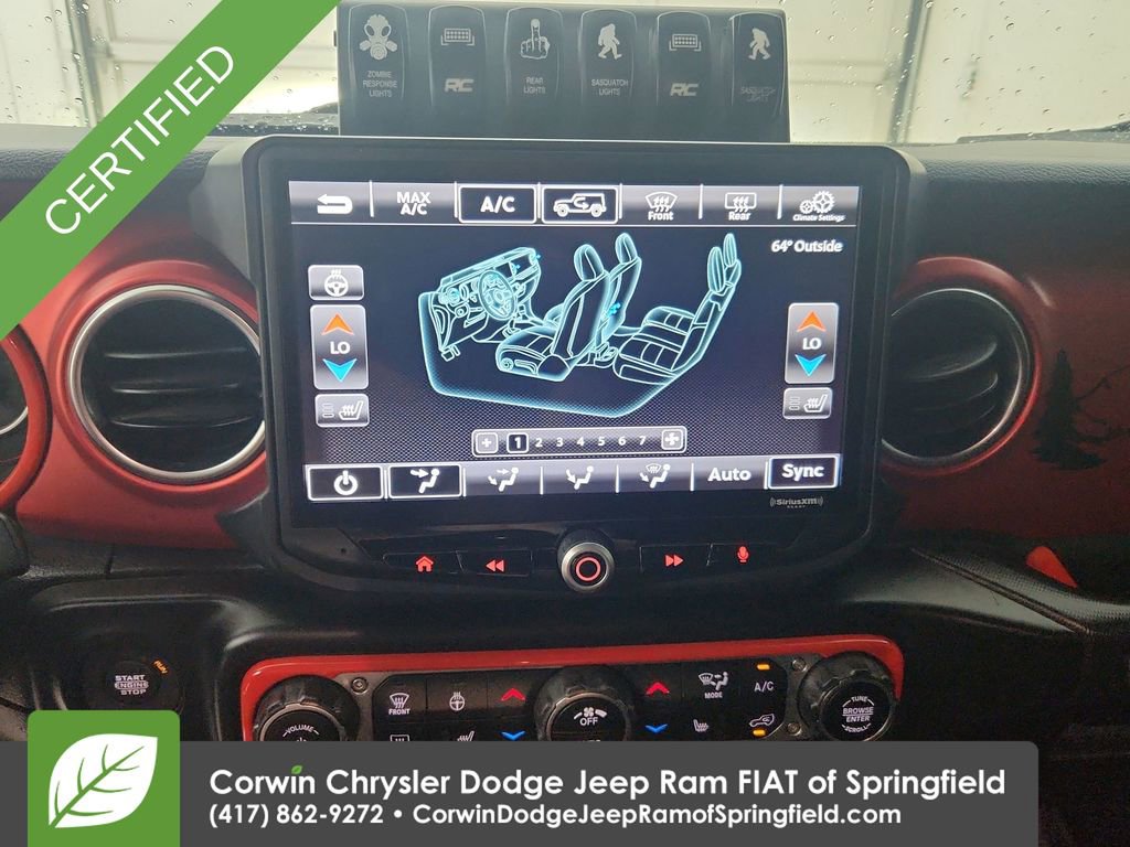 Certified 2021 Jeep Wrangler Unlimited Rubicon w/ Cold Weather Group image 19