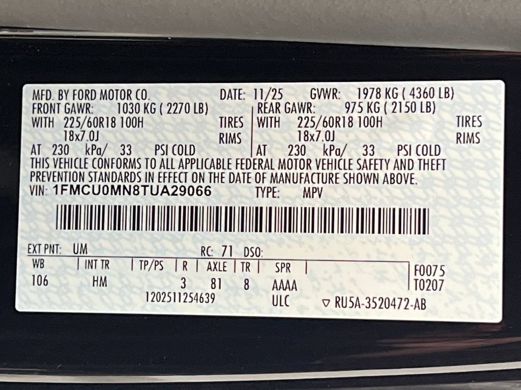 Used 2026 Ford Escape ST-Line FWD image 71