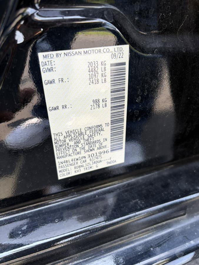 Used 2023 Nissan Altima 2.5 SL AWD/4WD image 10
