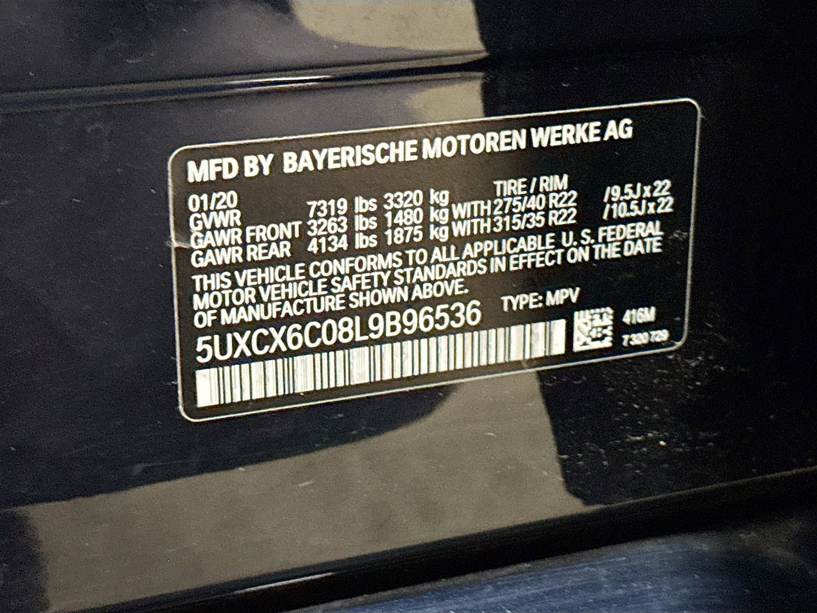 Used 2020 BMW X7 M50i w/ Dynamic Handling Package image 37