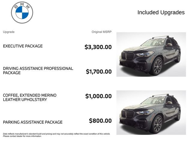 Used 2022 BMW X5 M50i w/ Executive Package AWD/4WD image 3
