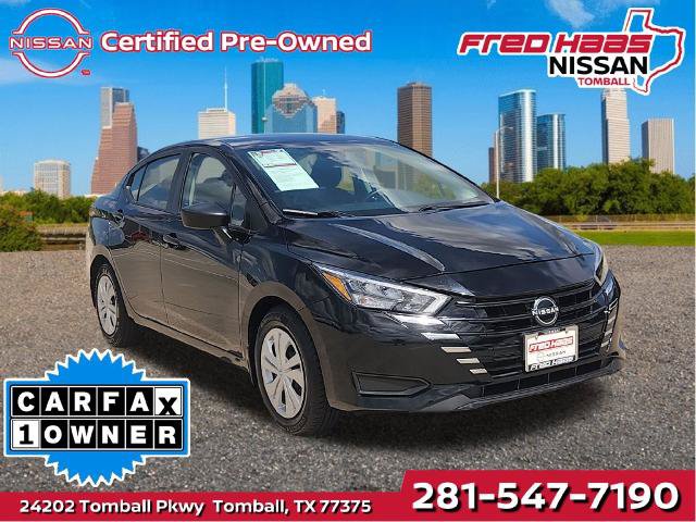 Certified 2025 Nissan Versa S w/ Trunk Package FWD 360° Tour