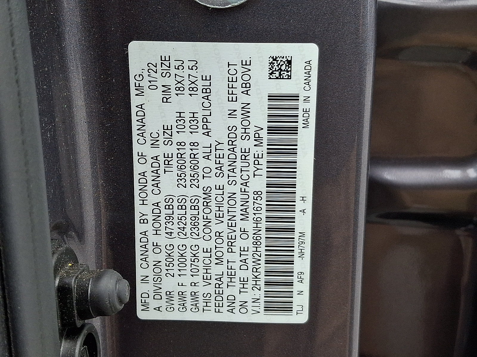 Used 2022 Honda CR-V EX-L image 30