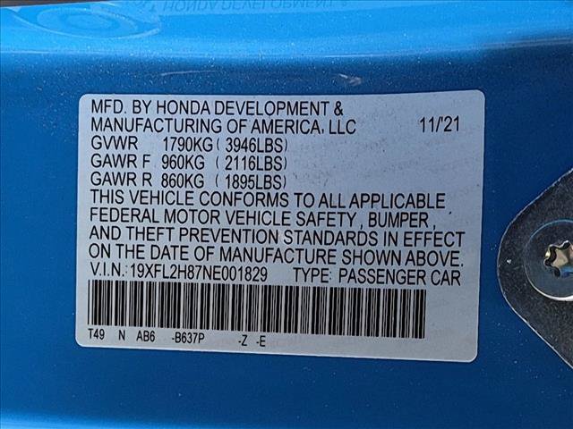 Used 2022 Honda Civic Sport image 24