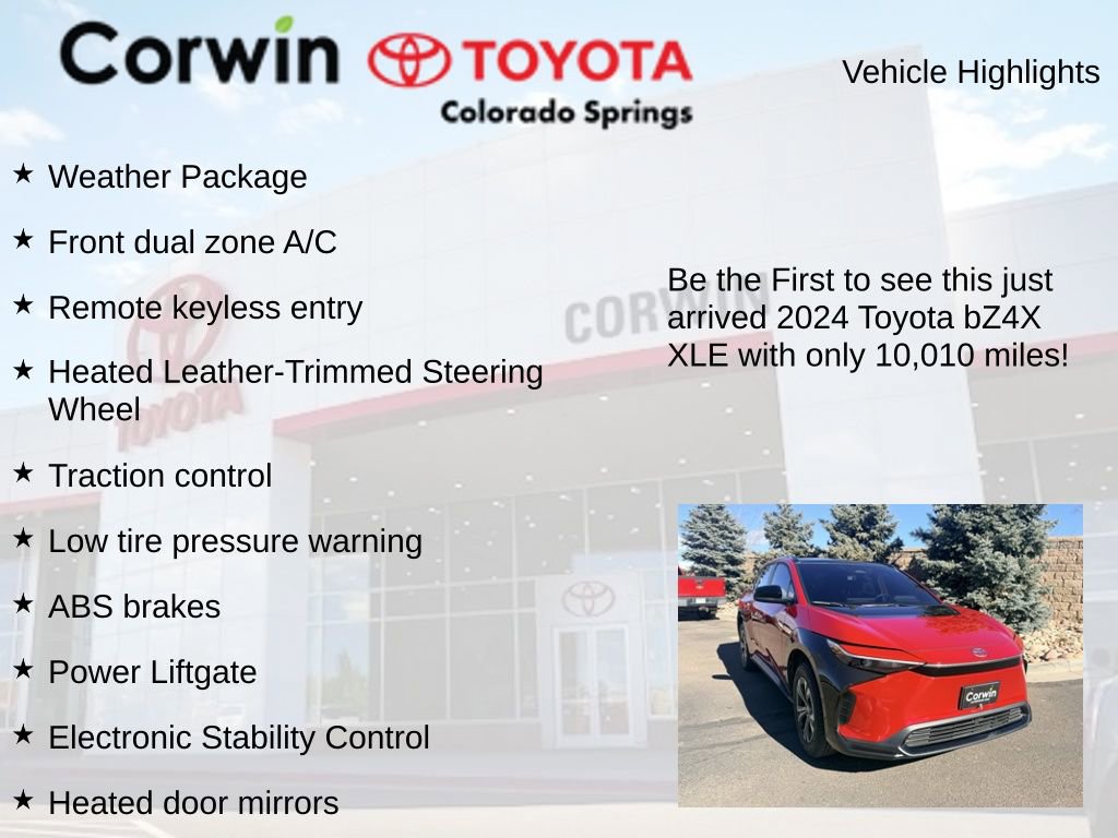 Used 2024 Toyota bZ4X XLE image 4
