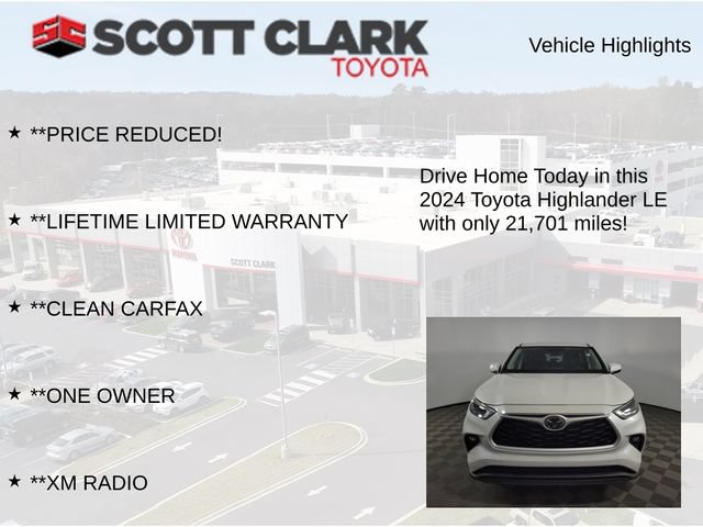 Used 2024 Toyota Highlander LE FWD image 12