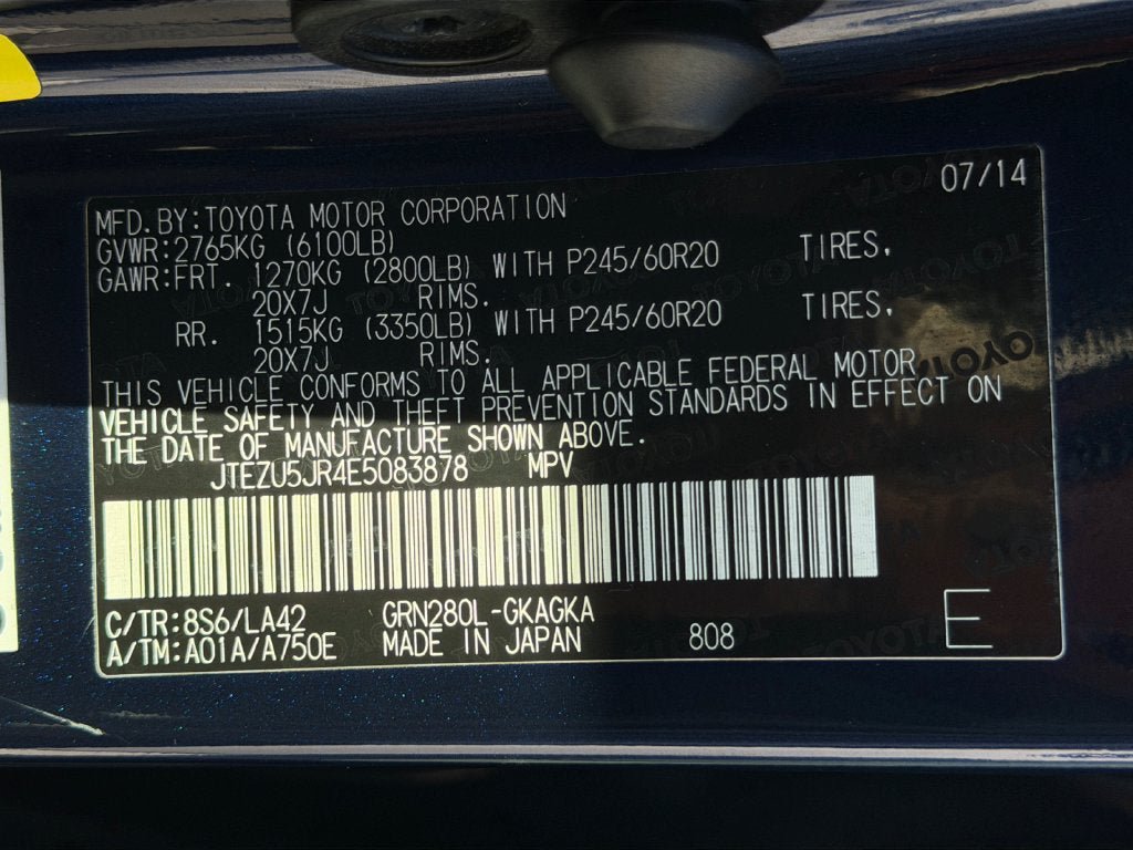 Used 2014 Toyota 4Runner Limited RWD image 37