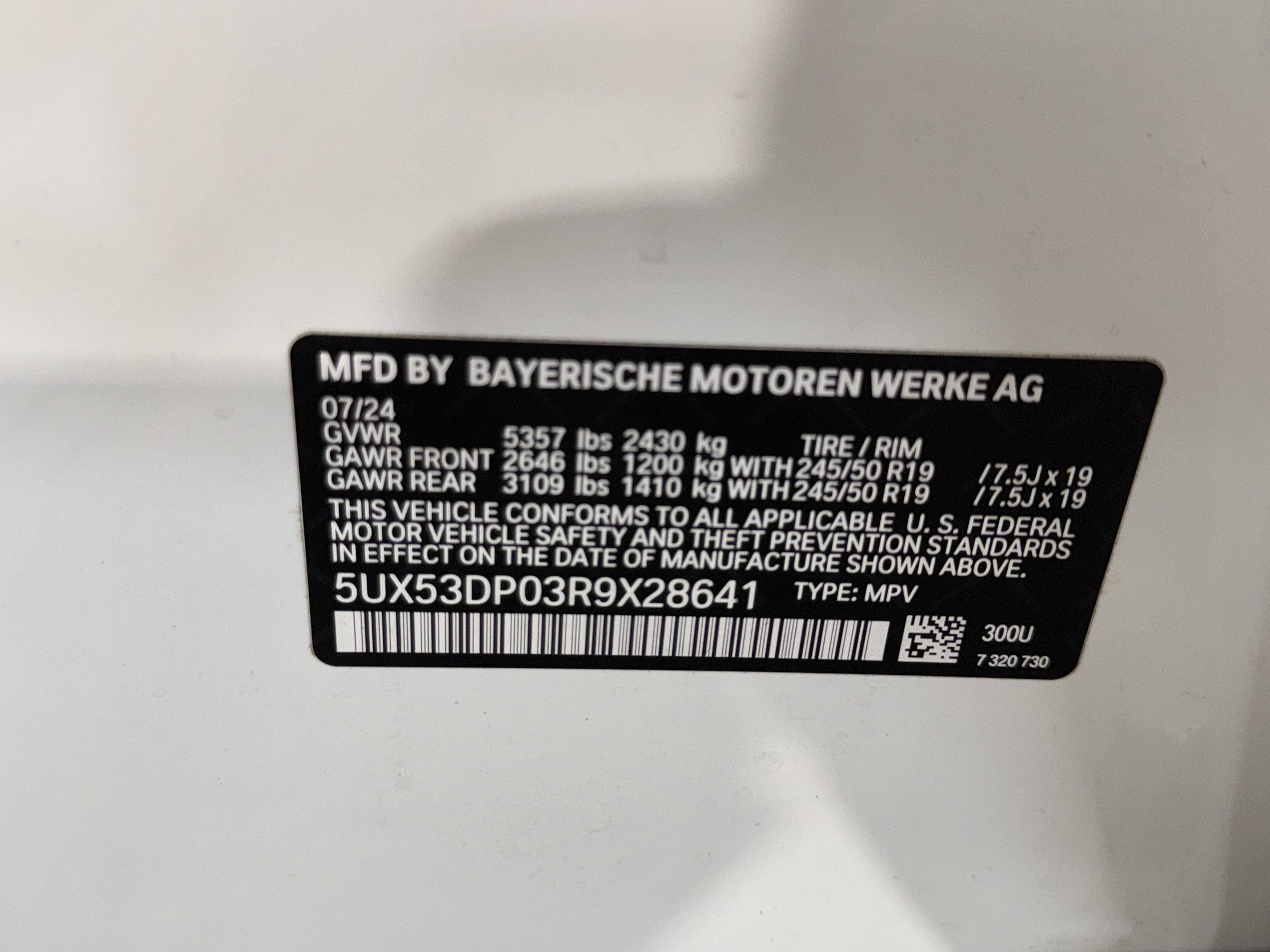Used 2024 BMW X3 xDrive30i w/ Convenience Package AWD/4WD image 38