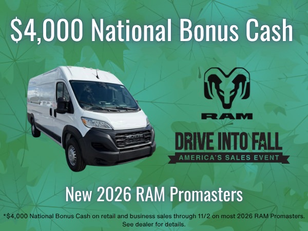 New 2026 RAM ProMaster 3500 FWD image 21