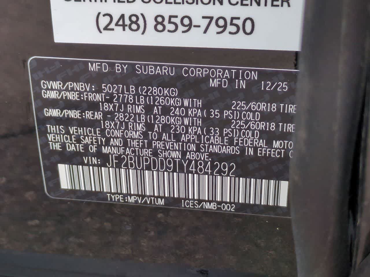 New 2026 Subaru Outback Limited AWD/4WD image 36