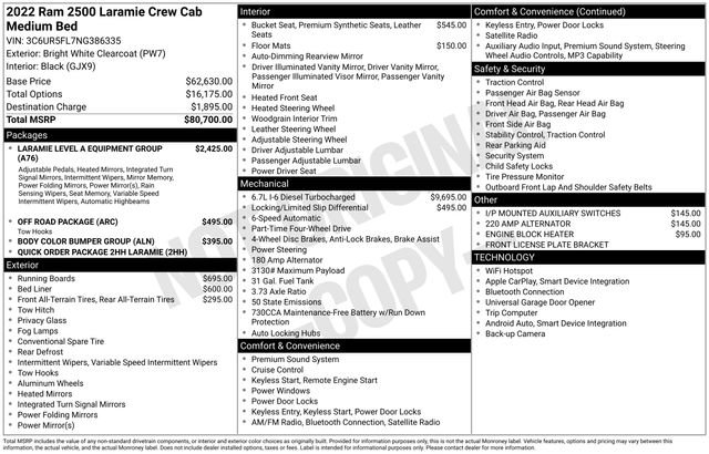 Used 2022 RAM 2500 Laramie image 30