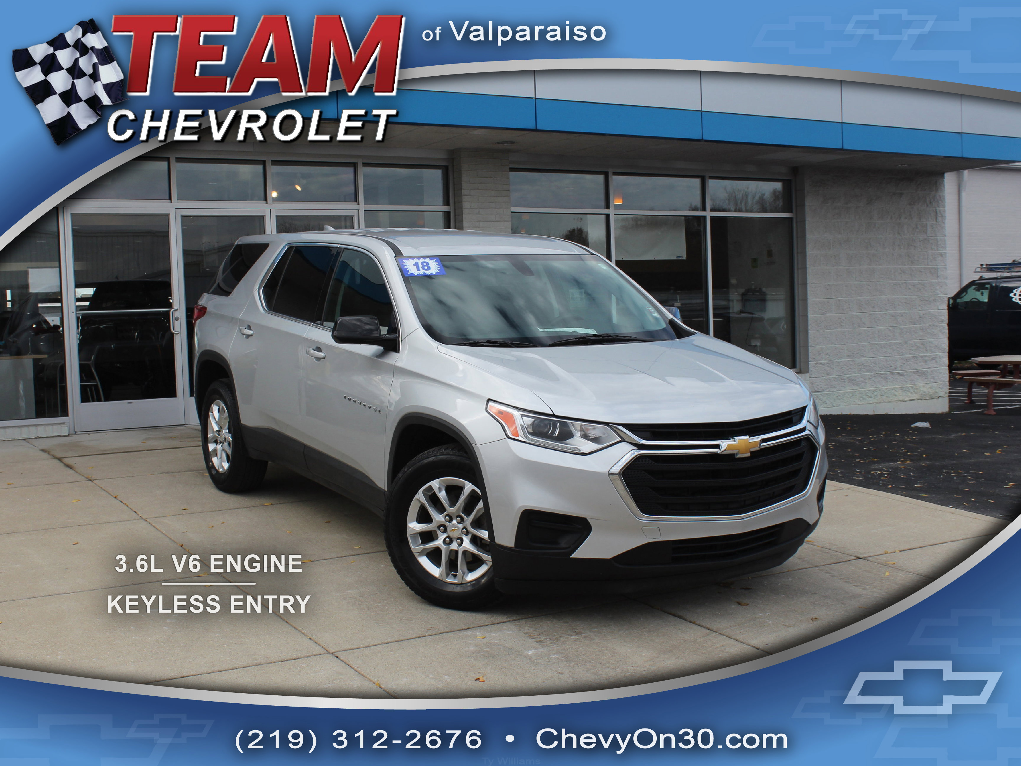 Used 2018 Chevrolet Traverse LS