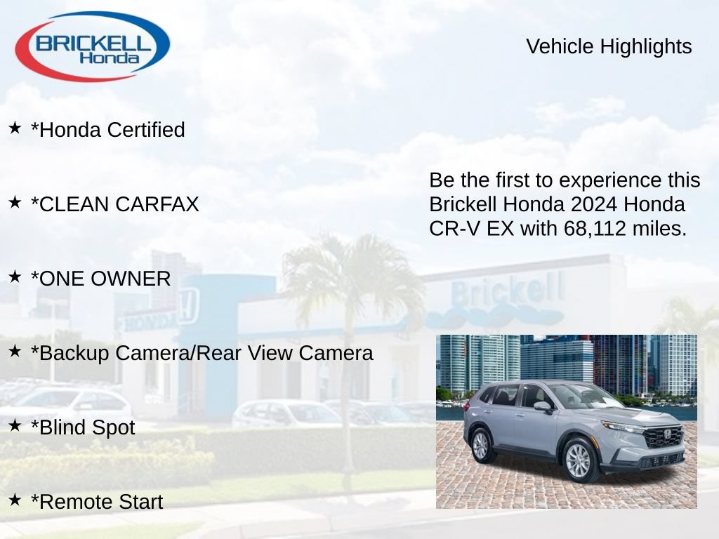 Certified 2024 Honda CR-V EX image 9
