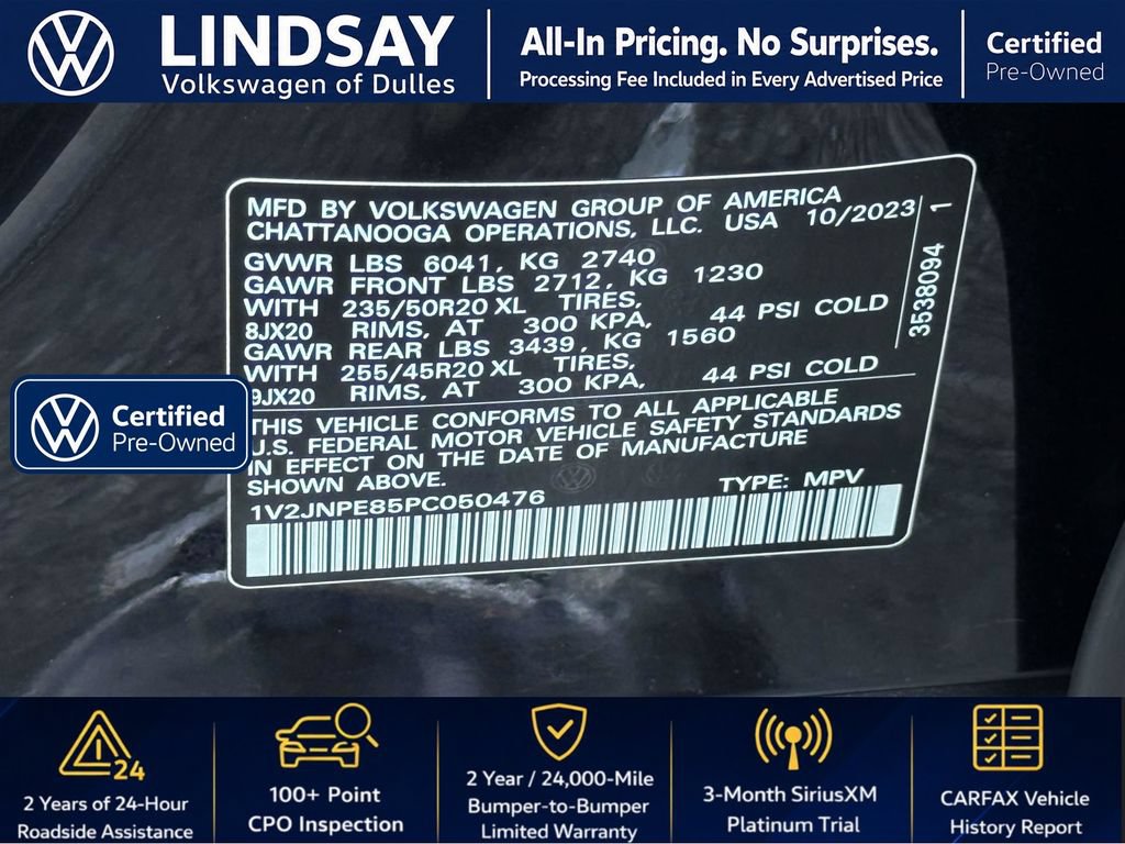 Certified 2023 Volkswagen ID.4 Pro S Plus AWD/4WD image 29