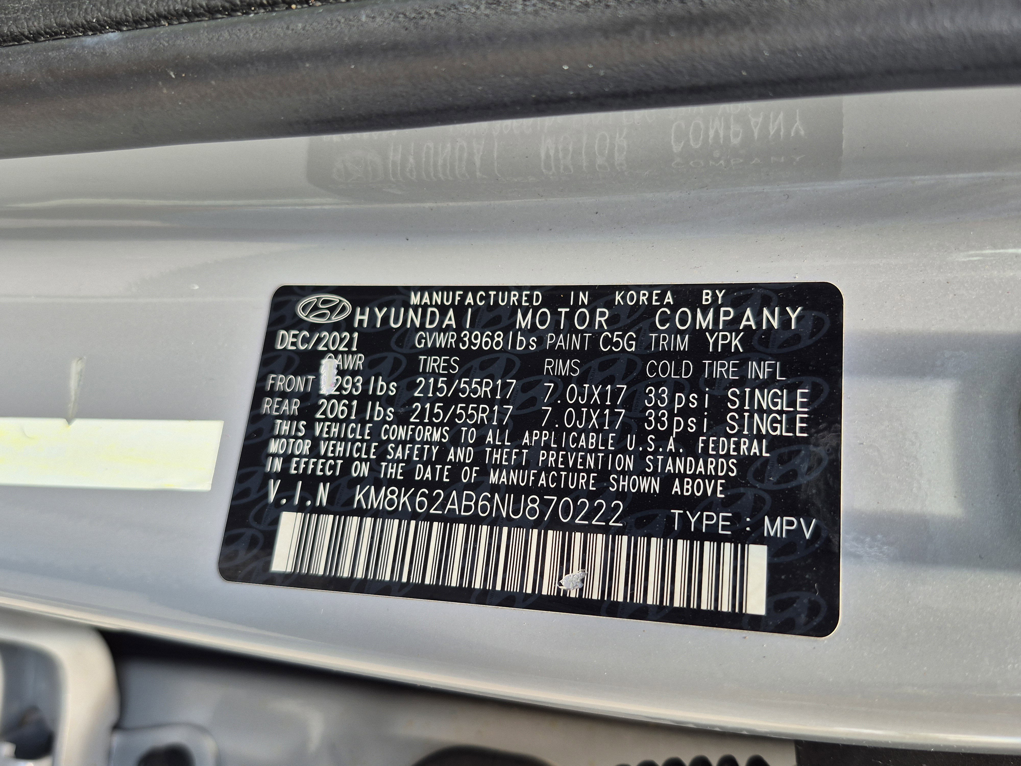 Certified 2022 Hyundai Kona SEL w/ Cargo Package FWD image 30