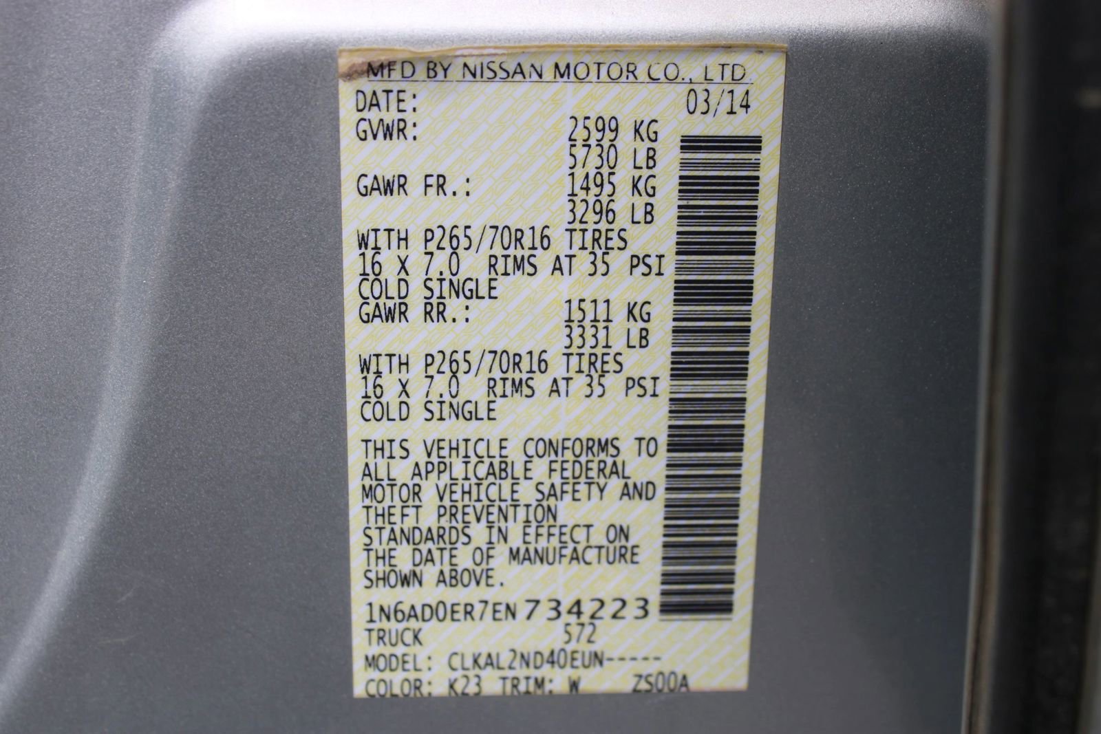 Used 2014 Nissan Frontier SV image 21