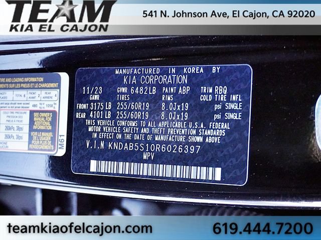 Certified 2024 Kia EV9 Light Long Range RWD image 39