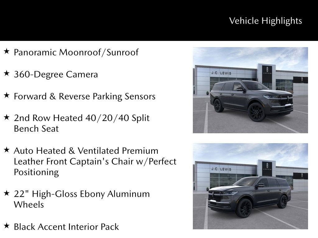 New 2025 Lincoln Navigator Reserve w/ Jet Appearance Package image 24