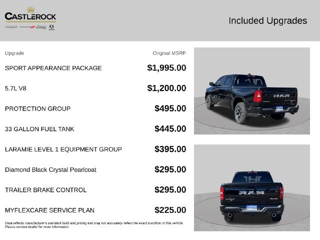 New 2026 RAM 1500 Laramie w/ Sport Appearance Package AWD/4WD image 4