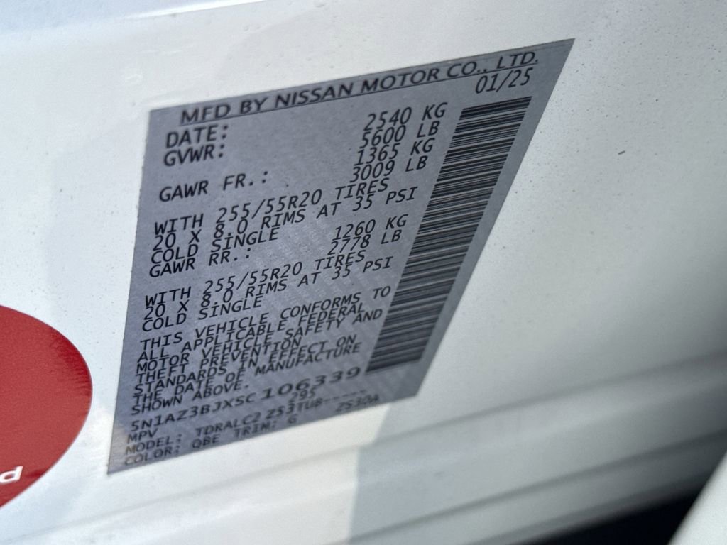 Certified 2025 Nissan Murano SV image 48