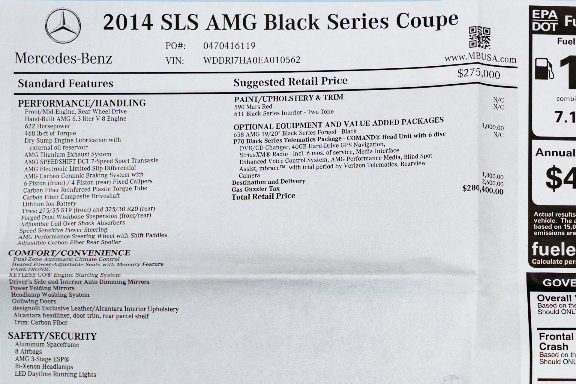 Used 2014 Mercedes-Benz SLS AMG Black Series image 44