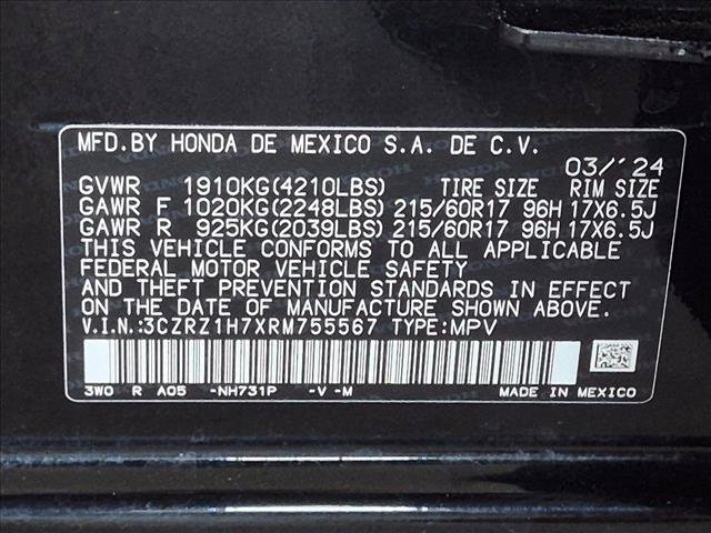 Used 2024 Honda HR-V EX-L image 25